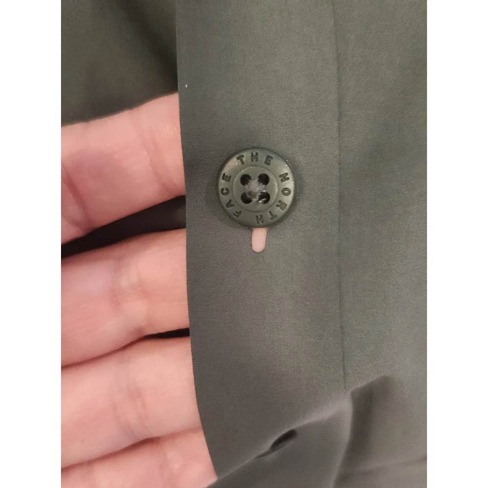 The North Face performance lightweight quarter button-down polo shirt